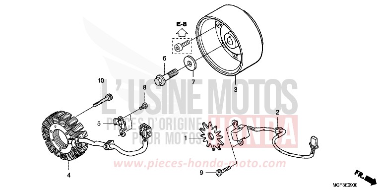 GENERATRICE de SILVER WING TITANIUM METALLIC (YR183) de 2011